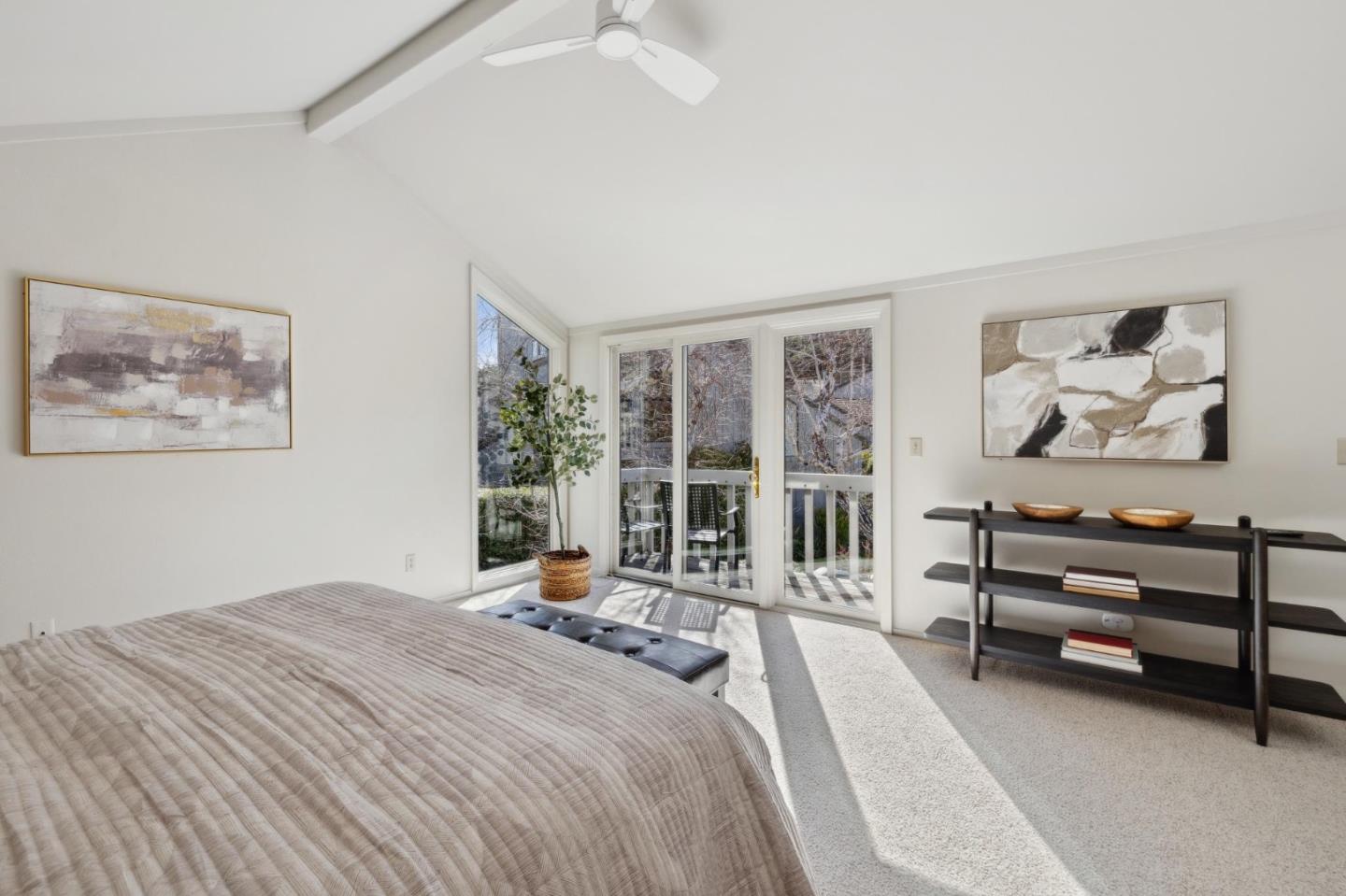 28064 Heron Court Carmel, CA 93923 - Photo 22 of 30 a bedroom with a bed and a large window