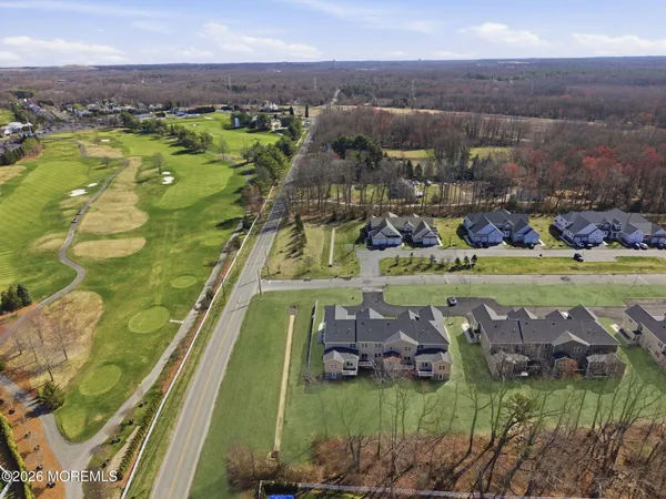 a view of a city with mountains