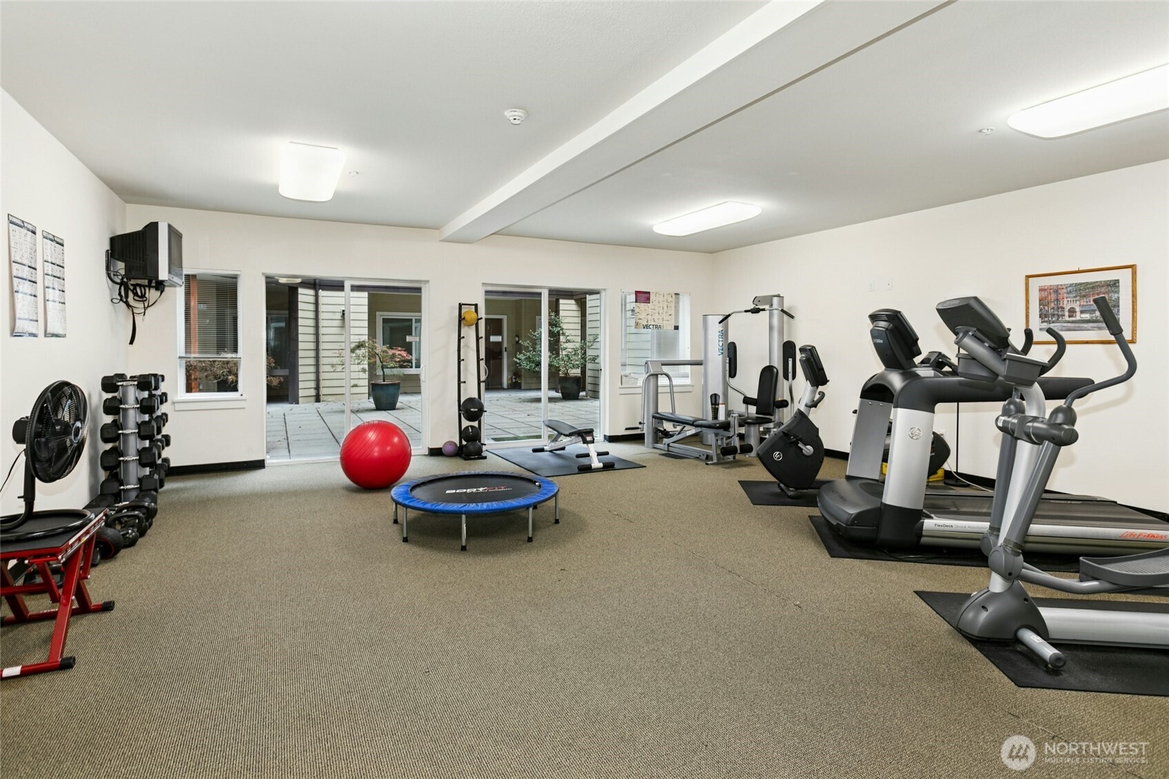 18707 Southeast Newport Way, Unit 102 Issaquah, WA 98027 - Photo 29 of 34 a view of a room with gym equipment