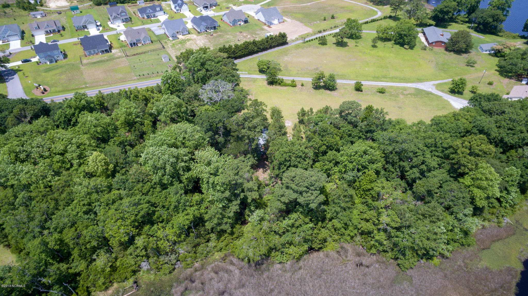 Lot 2-482 Vfw Road Cedar Point, NC 28584 - Photo 8 of 9 Close view of back of lot