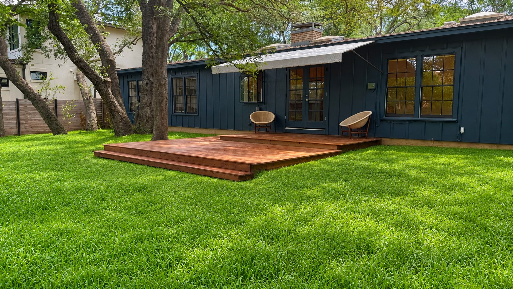 405 Ridgewood Road Austin, TX 78746 - Photo 17 of 22 Huge Backyard with beautiful mature shade trees