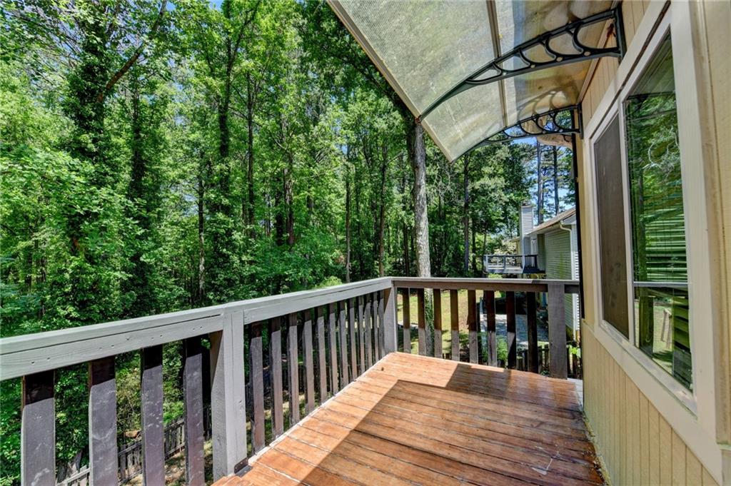 1530 Plunketts Road Buford, GA 30519 - Photo 51 of 54 a view of balcony with wooden floor