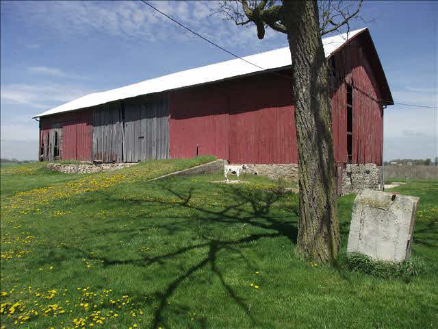 Large Red Barn