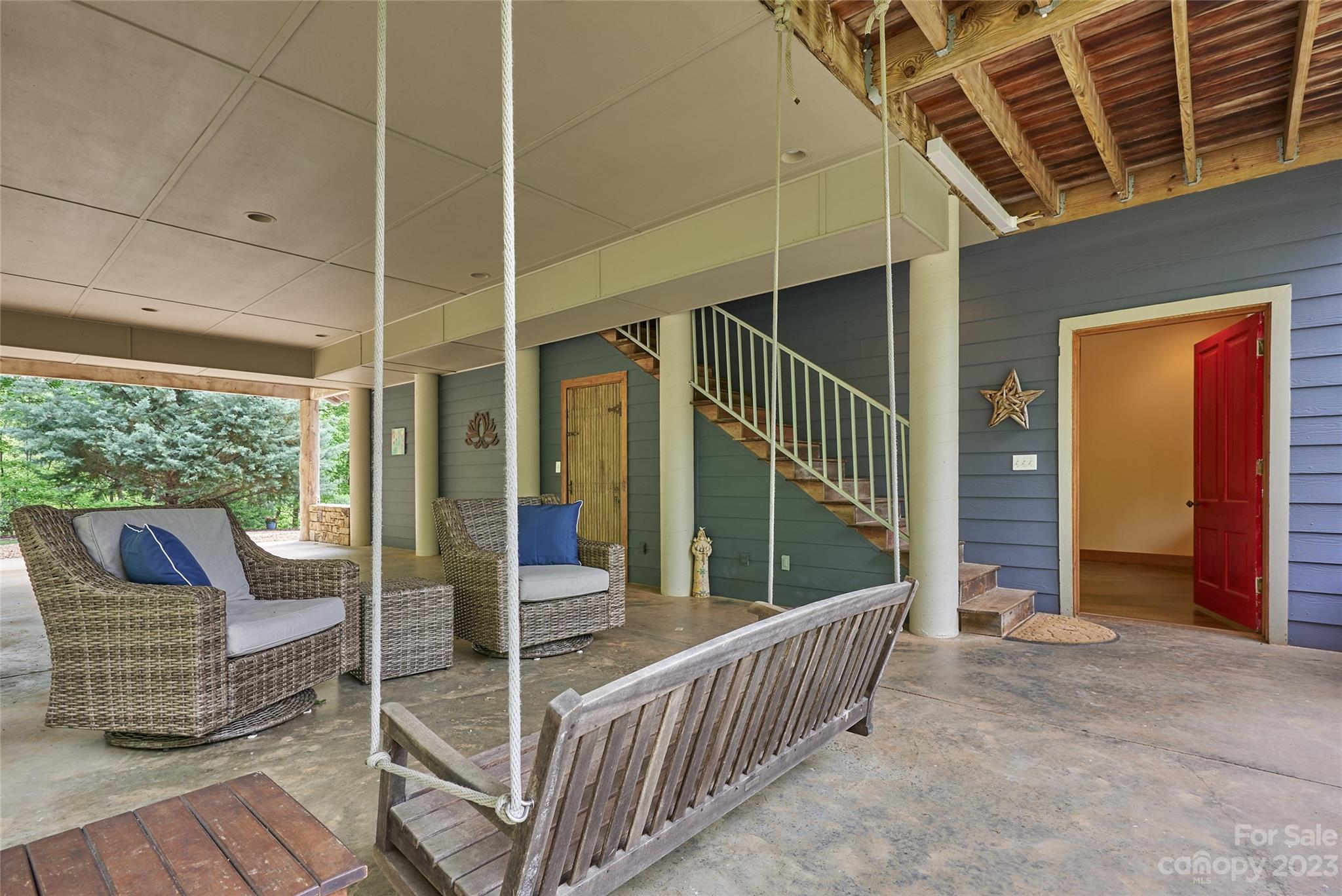 204 Hooker Road Tryon, NC 28782 - Photo 9 of 34 a view of balcony and patio