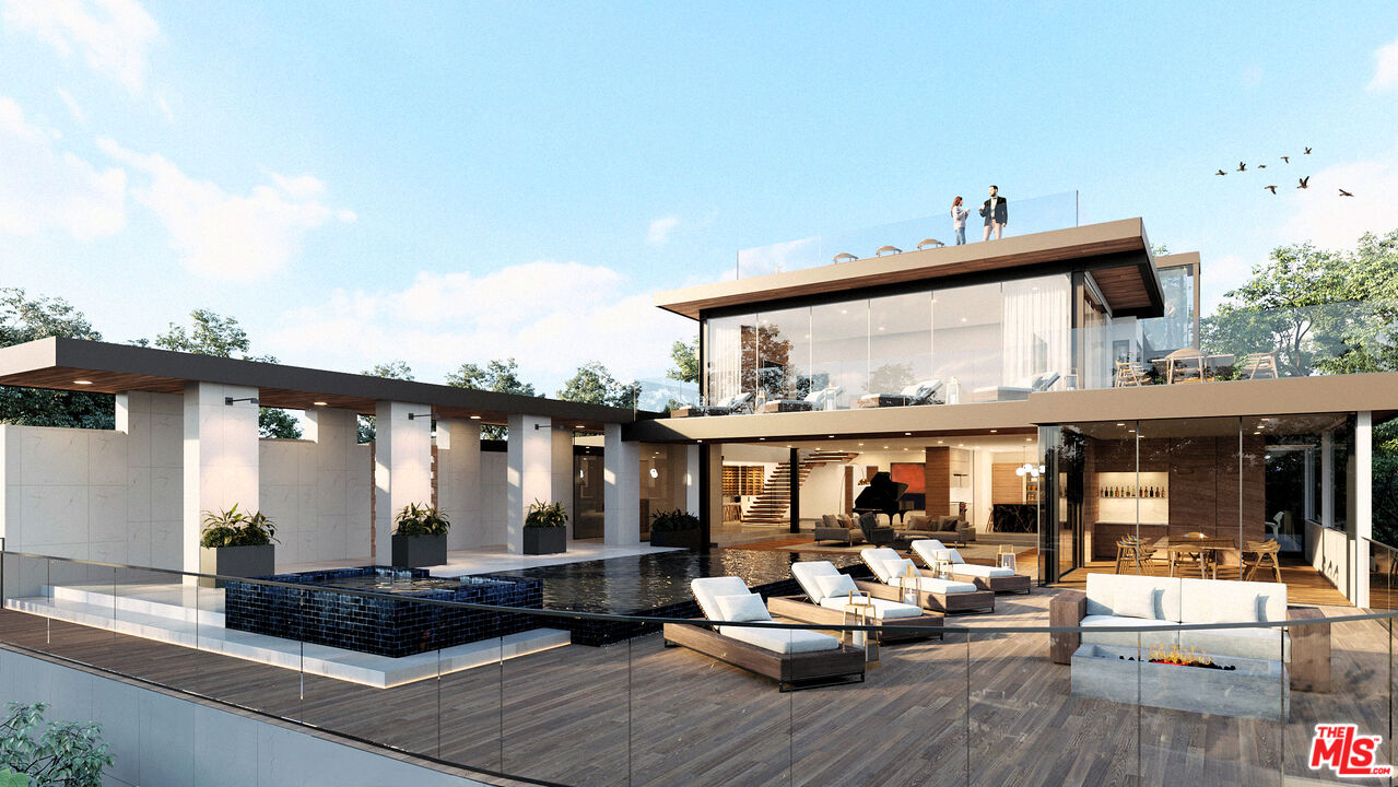 1400 Laurel Way Beverly Hills, CA 90210 - Photo 1 of 6 a view of a chairs and tables in patio of the house