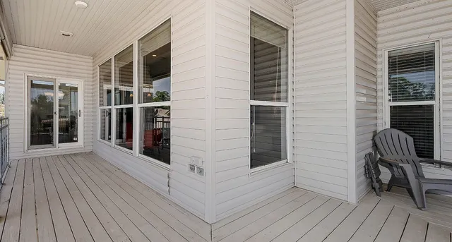 a view of deck with patio