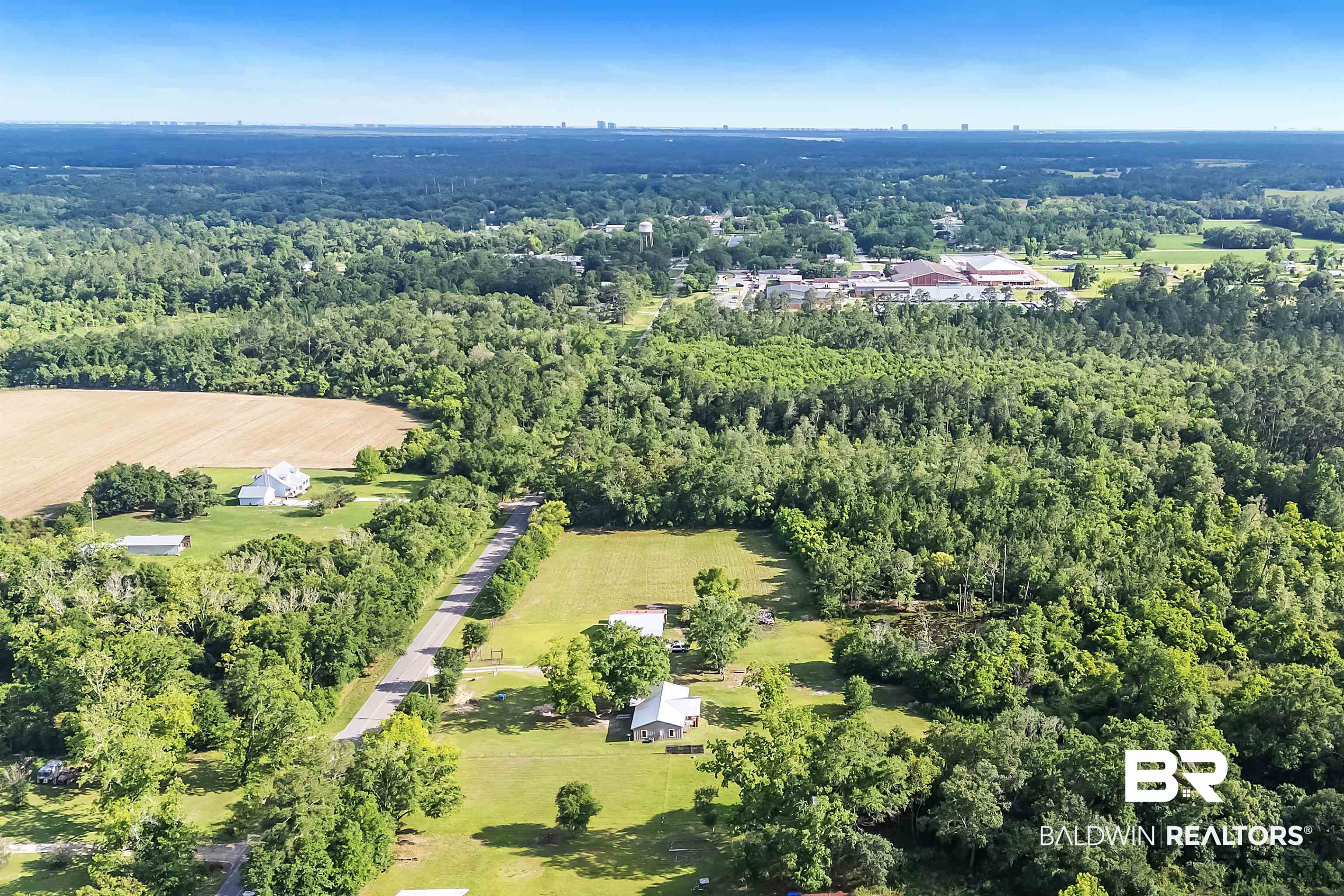 13827 County Road 83 Elberta, AL 36530 - Photo 35 of 38 Aerial overview of property's location featuring a forest