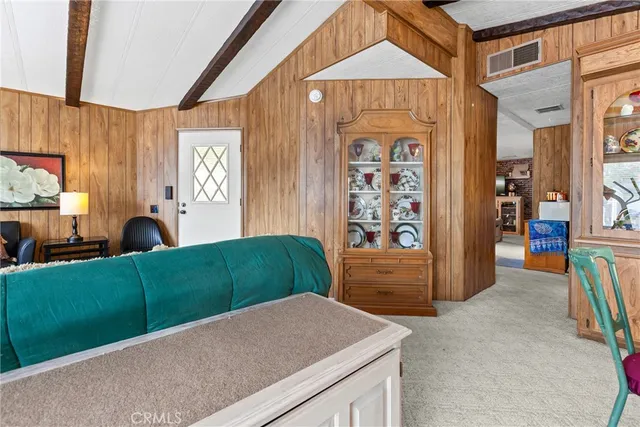a view of livingroom with furniture and window