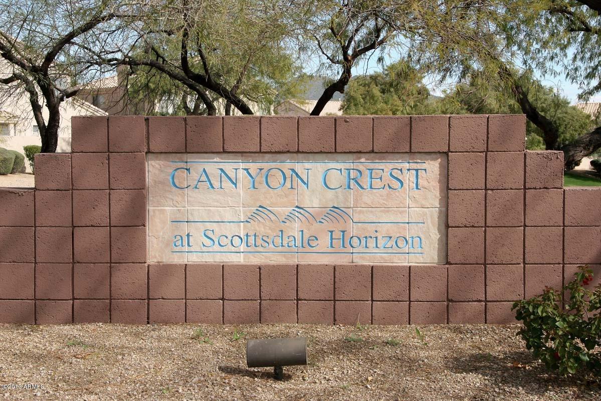 9824 East Pine Valley Road Scottsdale, AZ 85260 - Photo 30 of 30 Canyon Crest-Communityt Sign
