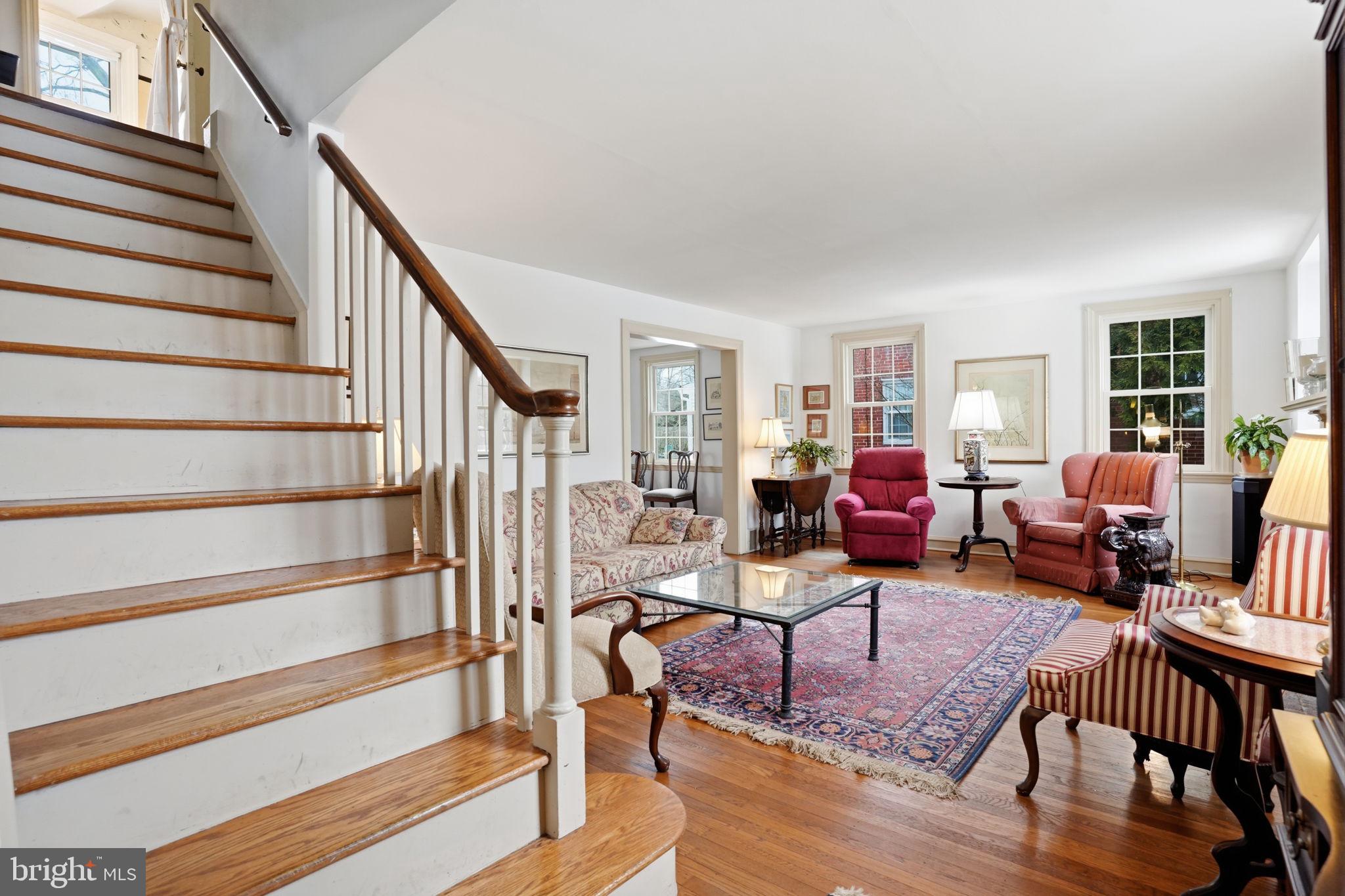 216 Heatherwood Road Glenside, PA 19038 - Photo 13 of 27 Den from foyer