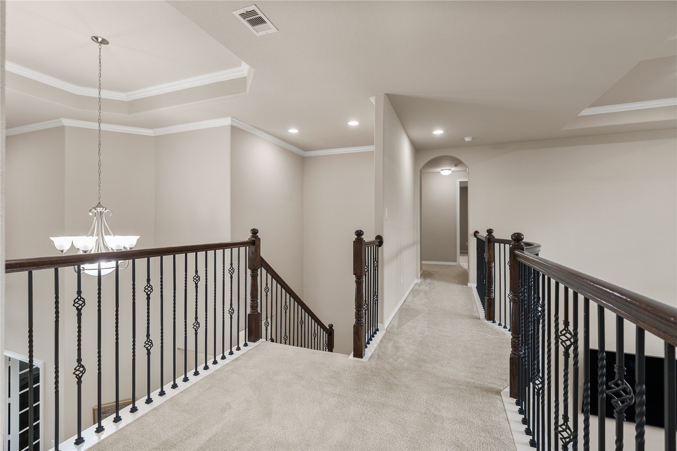 2607 Tree Swallow Bluff Path Spring, TX 77389 - Photo 22 of 44 a view of a hallway with stairs