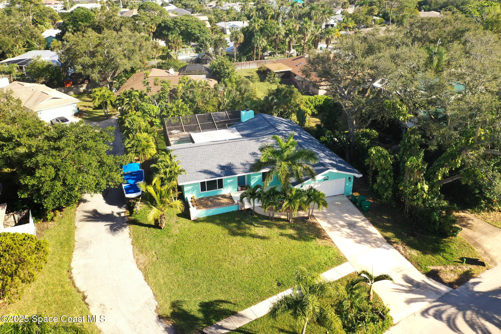 8 Coconut Road Indian Harbour Beach, FL 32937 - Photo 27 of 29 Aerial