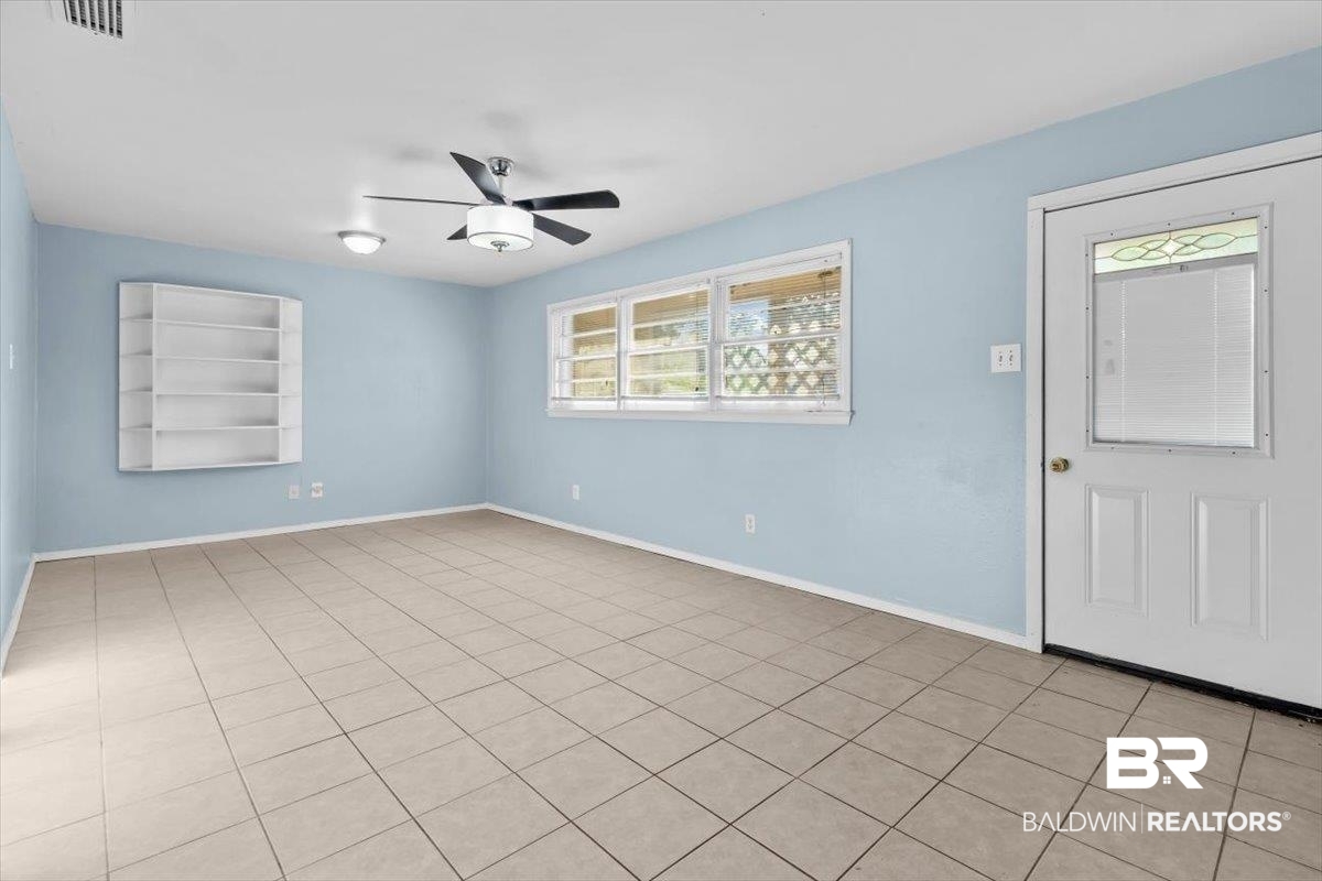 4918 Quimby Drive Mobile, AL 36619 - Photo 13 of 38 Entryway with a ceiling fan and baseboards