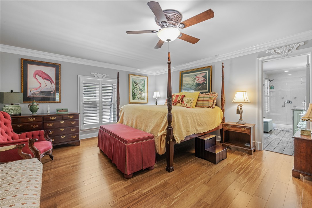 408 Northampton Road Seneca, SC 29672 - Photo 31 of 49 On the opposite wing, a spacious guest suite with ensuite bath offers privacy and comfort for visitors.