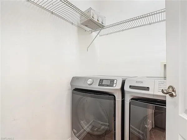 a view of a storage & utility room