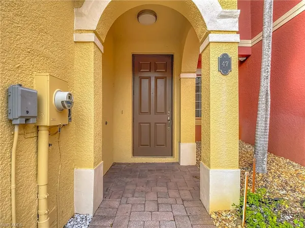 a view of a bathroom with a tub