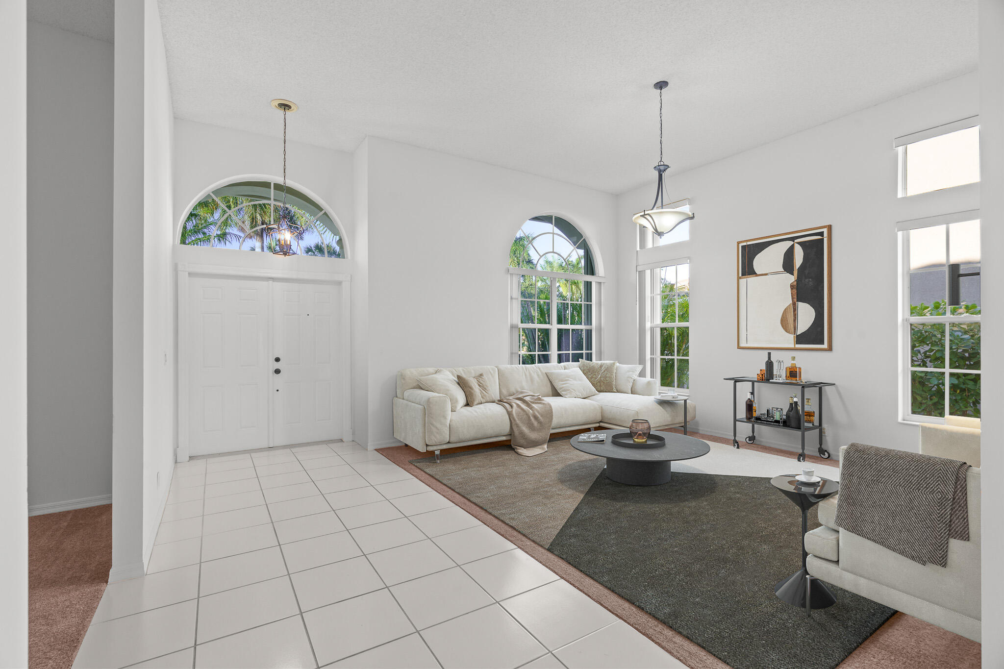 19538 Dinner Key Drive Boca Raton, FL 33498 - Photo 7 of 65 Foyer & Living Room