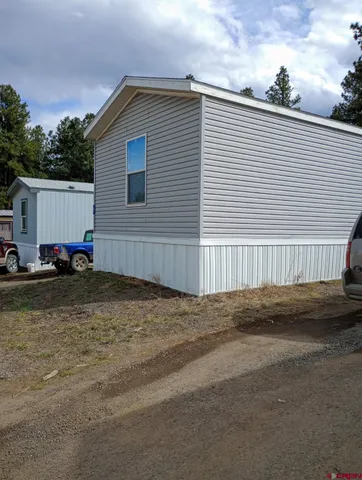 a backyard of a house