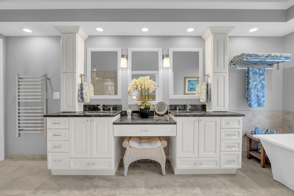 133 Nashaway Road Bolton, MA 01740 - Photo 17 of 42 a kitchen with sink cabinets and window
