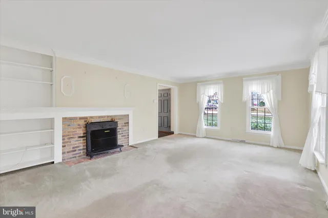 a view of an empty room