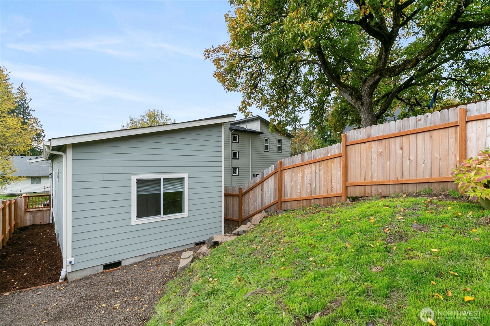 569 North 3rd Kalama, WA 98625 - Photo 19 of 22 a backyard of a house with lots of green space