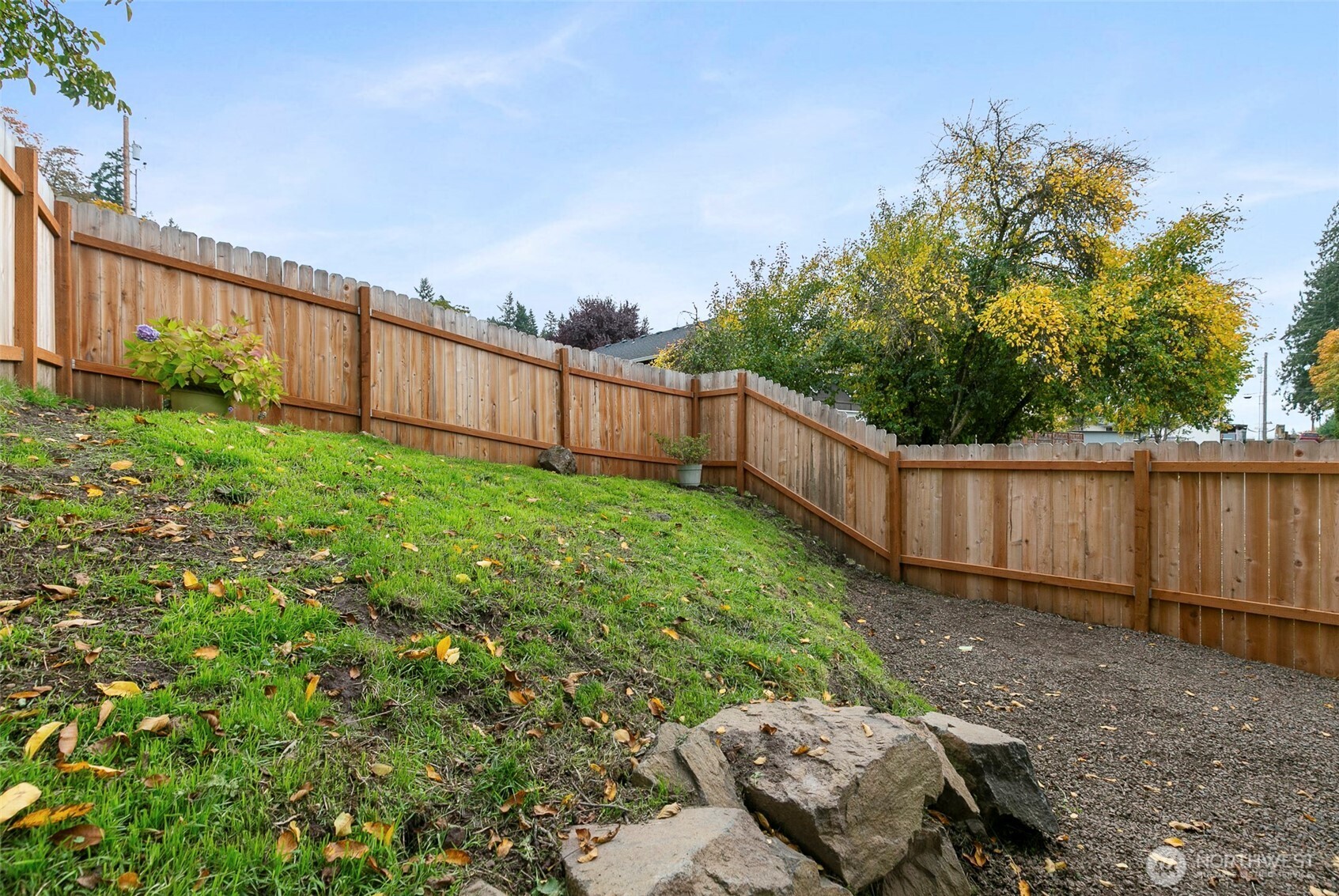 569 North 3rd Kalama, WA 98625 - Photo 21 of 22 a view of a backyard with pathway