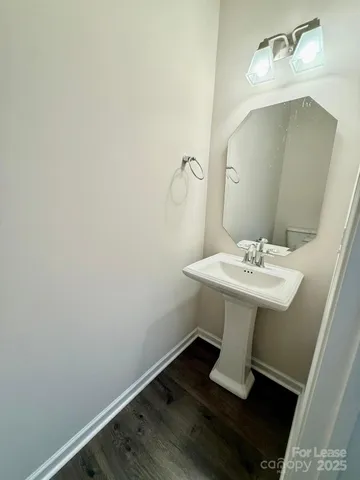 a view of an empty room and entryway