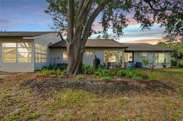 a view of chair and tables