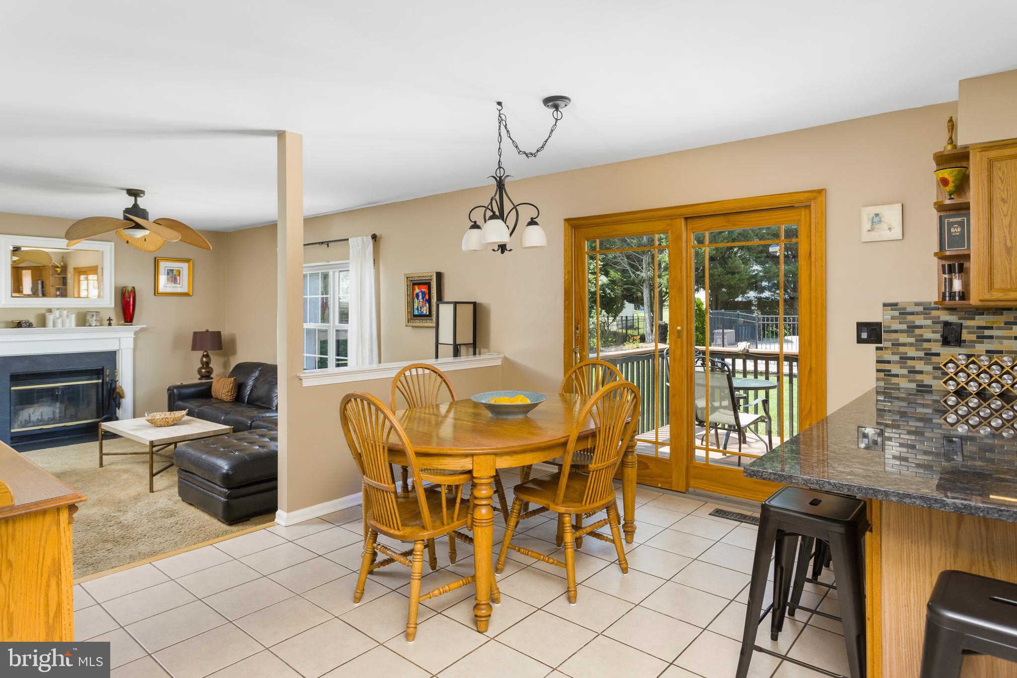 34 Valley Forge Road Bordentown, NJ 08505 - Photo 18 of 56 a view of a dining room with furniture window and outside view