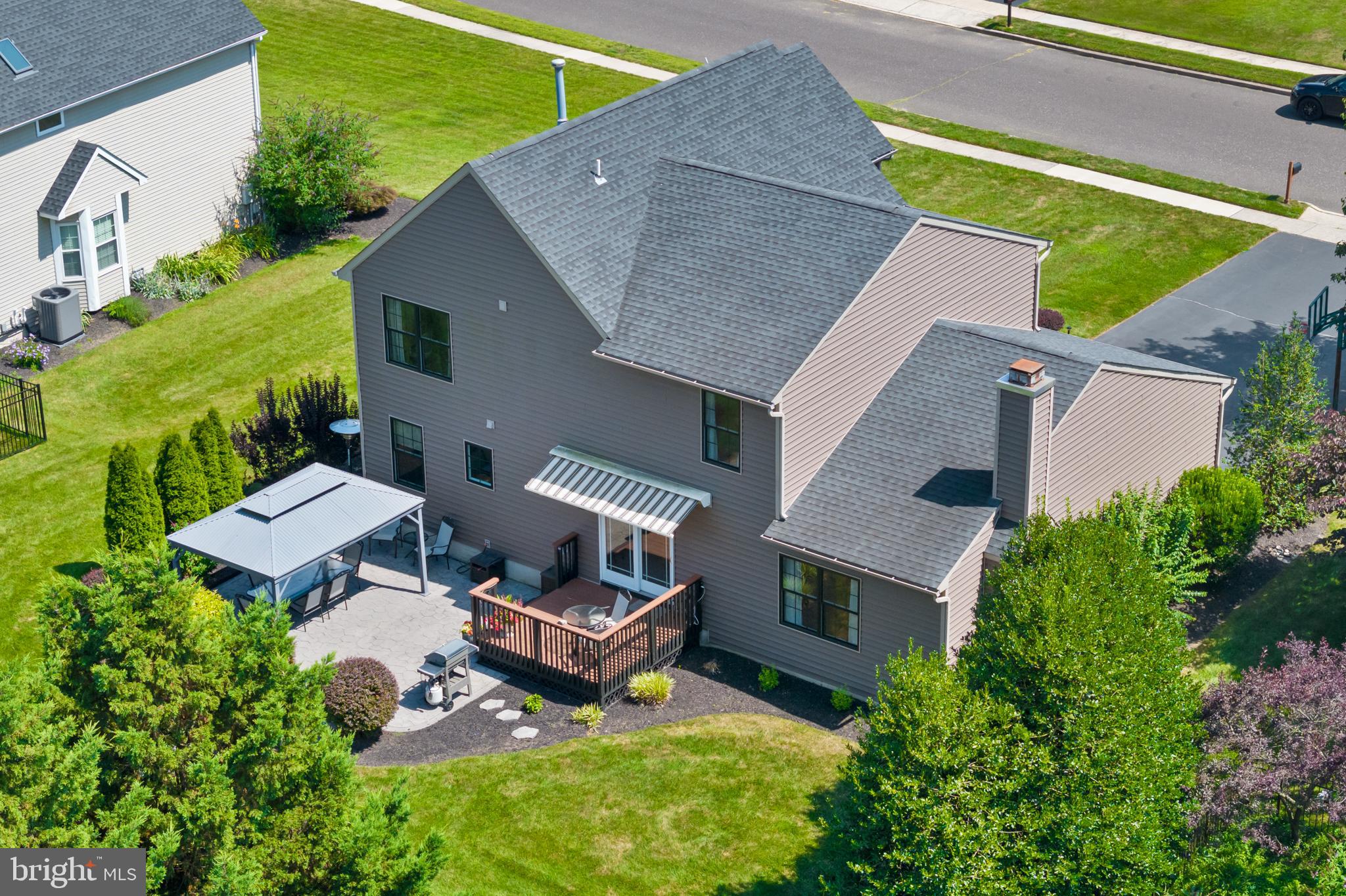 34 Valley Forge Road Bordentown, NJ 08505 - Photo 41 of 56 an aerial view of a house with garden space and street view