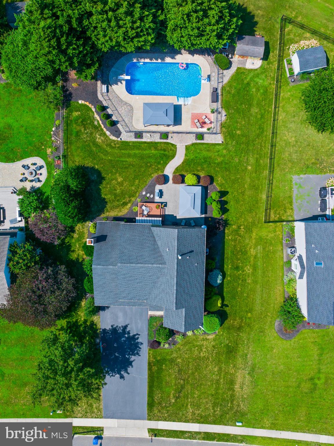 34 Valley Forge Road Bordentown, NJ 08505 - Photo 53 of 56 an aerial view of a house with a yard