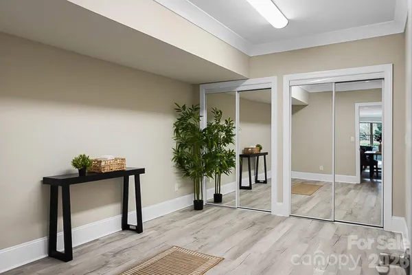 a view of a entryway of a house
