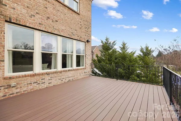 a view of a house with a deck
