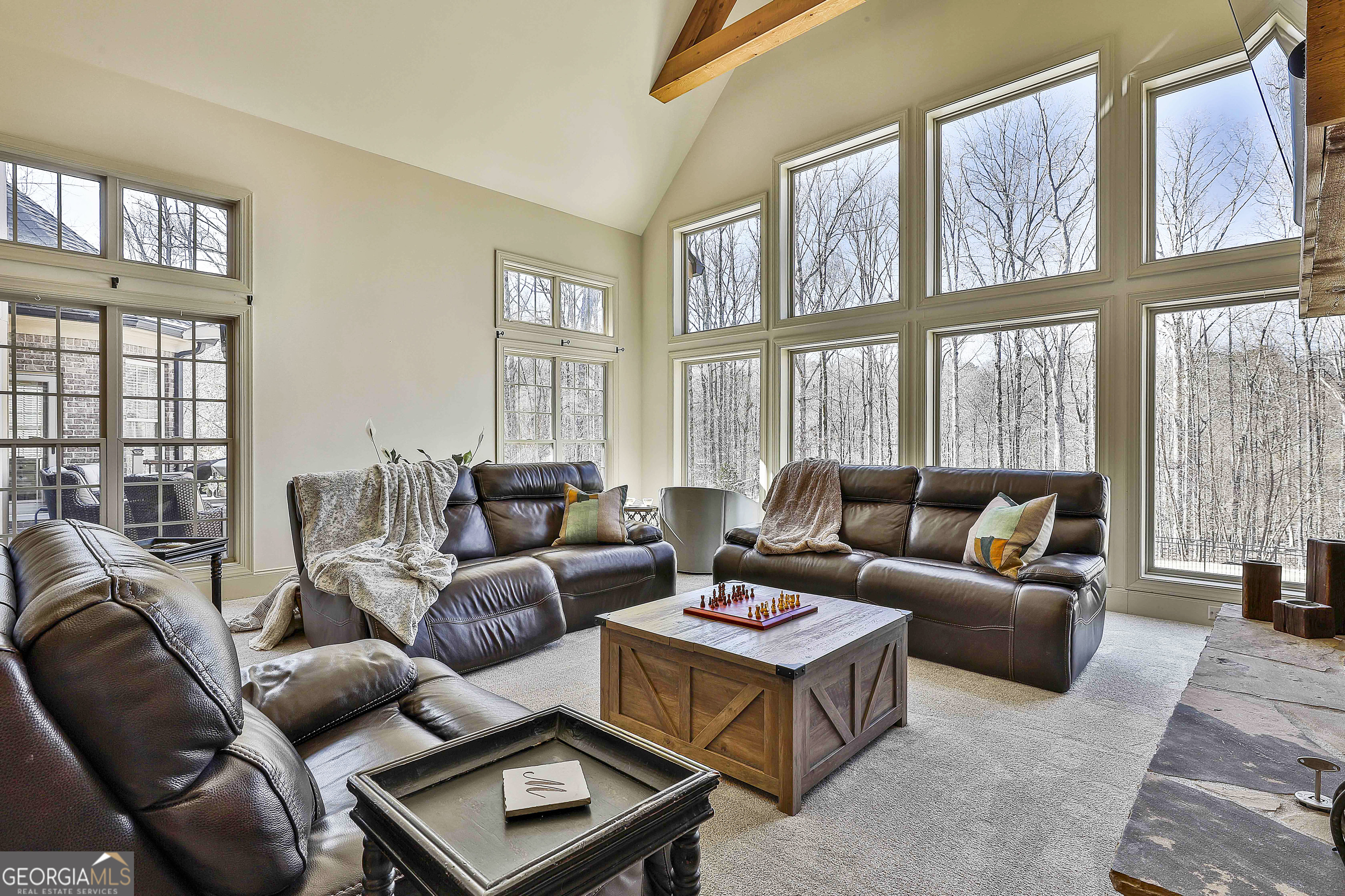 35 Fern Leaf Way Newnan, GA 30265 - Photo 29 of 112 a living room with furniture a large window and a rug