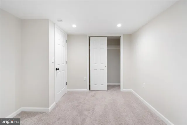 a view of an empty room