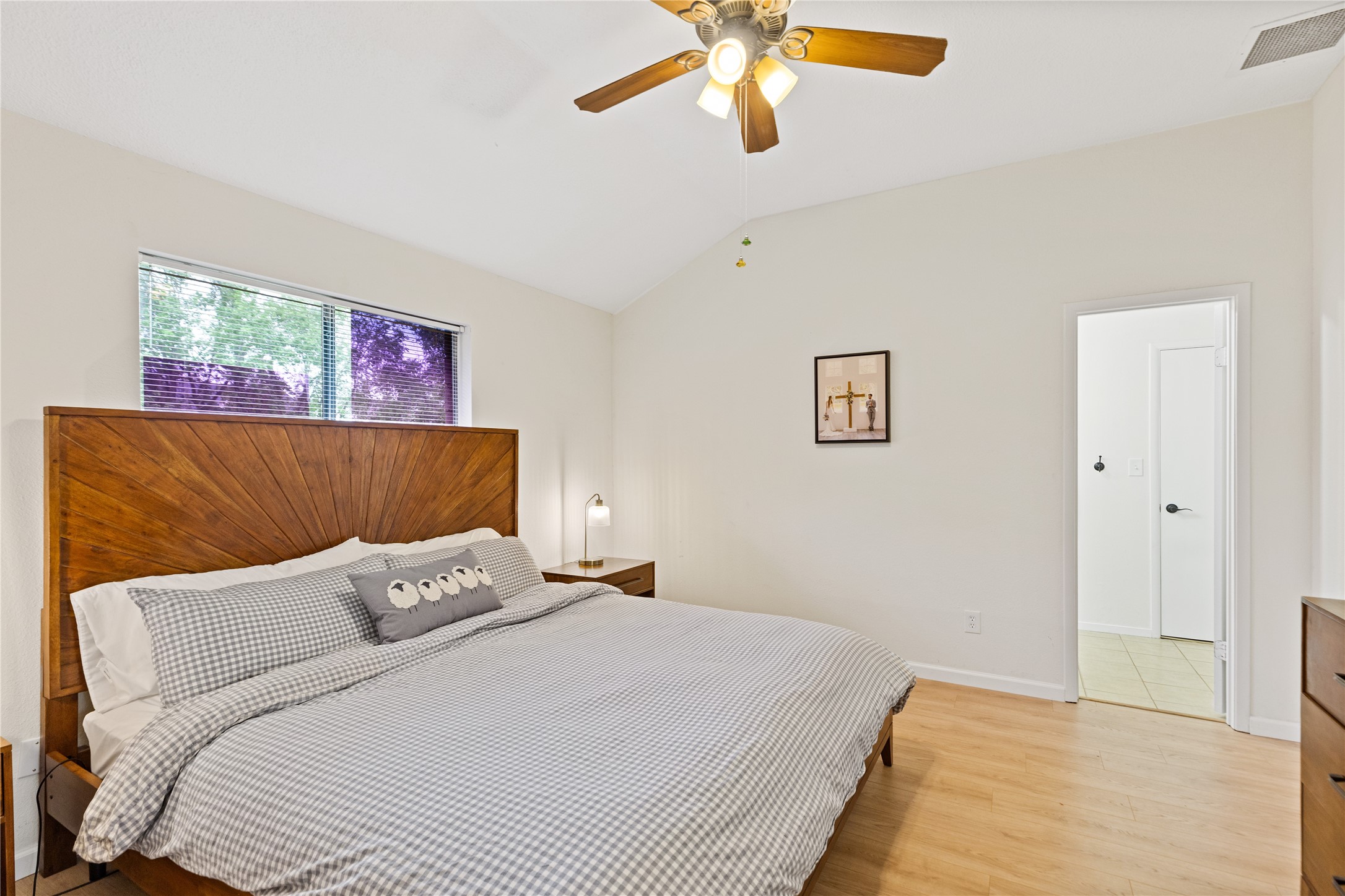 9719 Orangevale Drive Spring, TX 77379 - Photo 6 of 32 Another image of primary bedroom with ensuite. Two large closets within the primary suite available for plenty of storage.