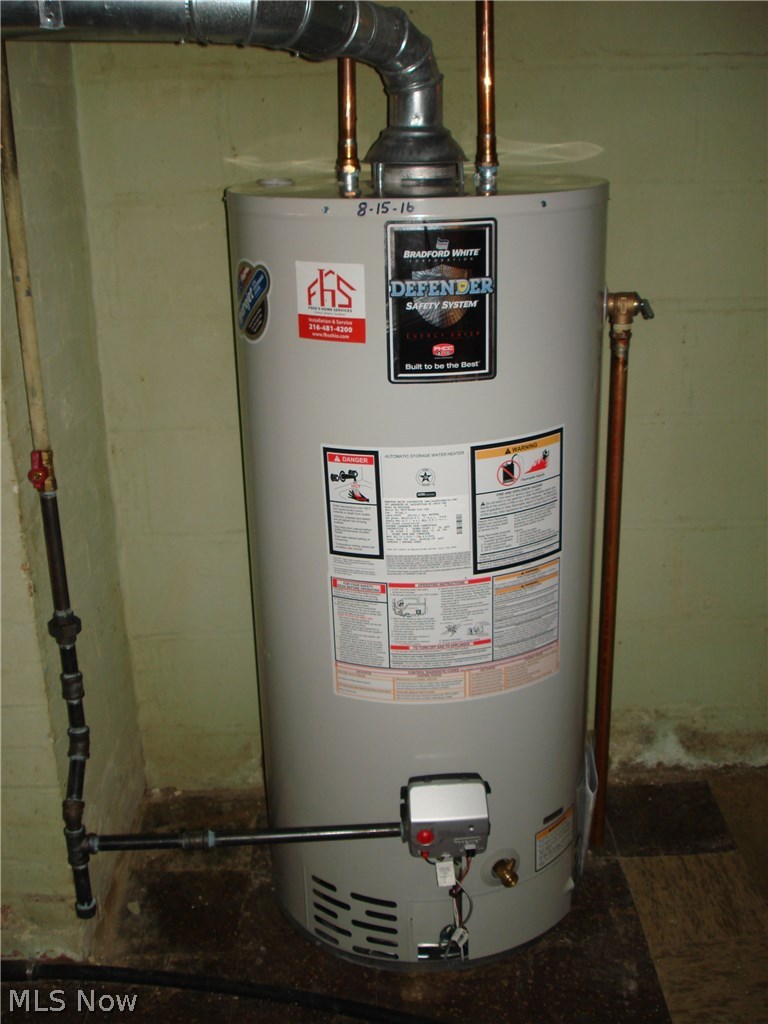 4803 Farnhurst Road Cleveland, OH 44124 - Photo 27 of 28 Hot water tank just replaced 8-2016!