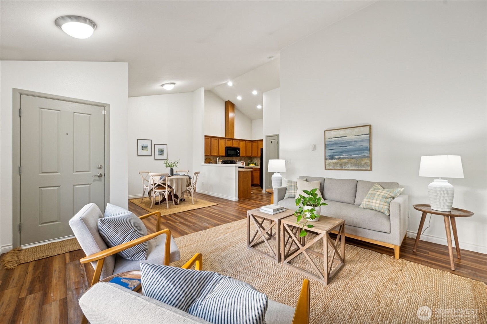 6509 Indiana Street Southeast Olympia, WA 98513 - Photo 4 of 24 a living room with furniture and wooden floor