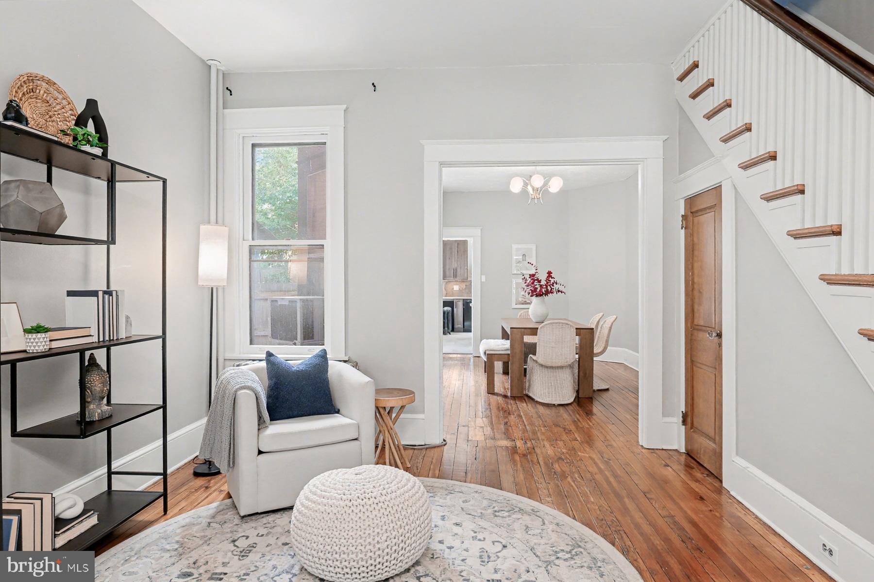 16 West Liberty Street Lancaster, PA 17603 - Photo 13 of 55 a living room with furniture and a wooden floor