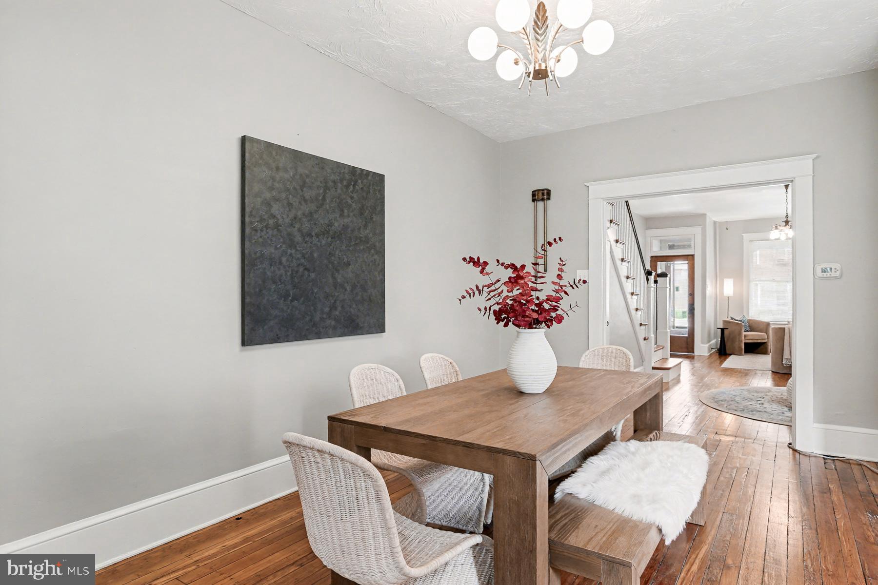 16 West Liberty Street Lancaster, PA 17603 - Photo 17 of 55 a view of a dining room with furniture and wooden floor