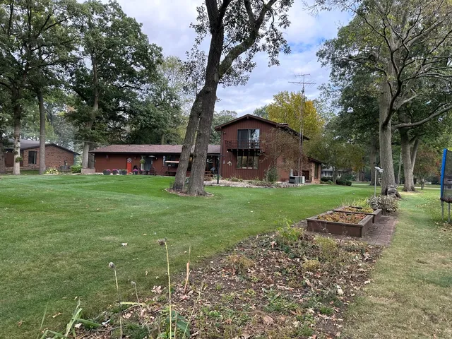 a bathroom with a sink and a shower curtain