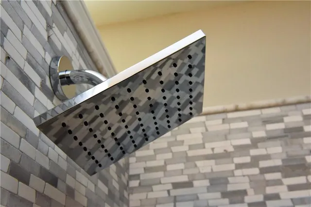 a close up of a mirror