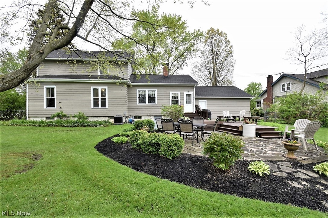 34275 Bainbridge Road Solon, OH 44139 - Photo 29 of 32 Backyard close to house. Stones for patio were reclaimed sidewalks from Shaker Heights