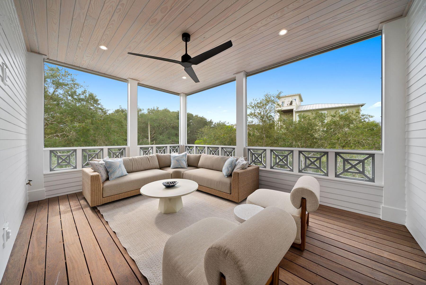 2900 South County Highway 395 Santa Rosa Beach, FL 32459 - Photo 45 of 68 Large Screened Porch