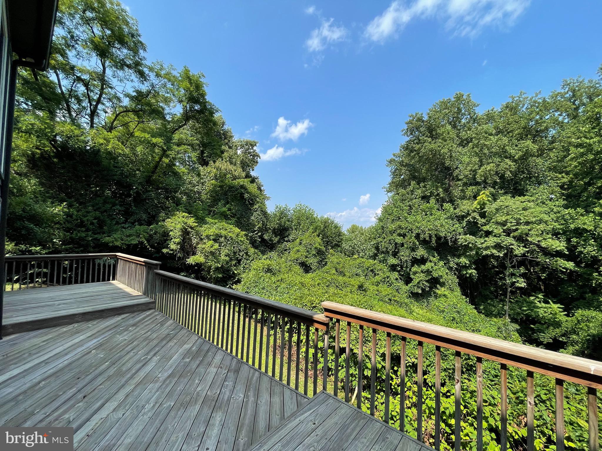 26 Cannon Bluff Drive Stafford, VA 22554 - Photo 15 of 24 a balcony with wooden floor and trees in the background