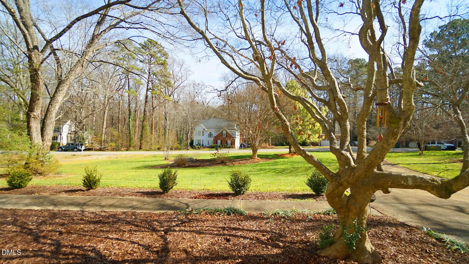 8613 Windjammer Drive Raleigh, NC 27615 - Photo 49 of 52 a view of swimming pool with large trees and a big yard