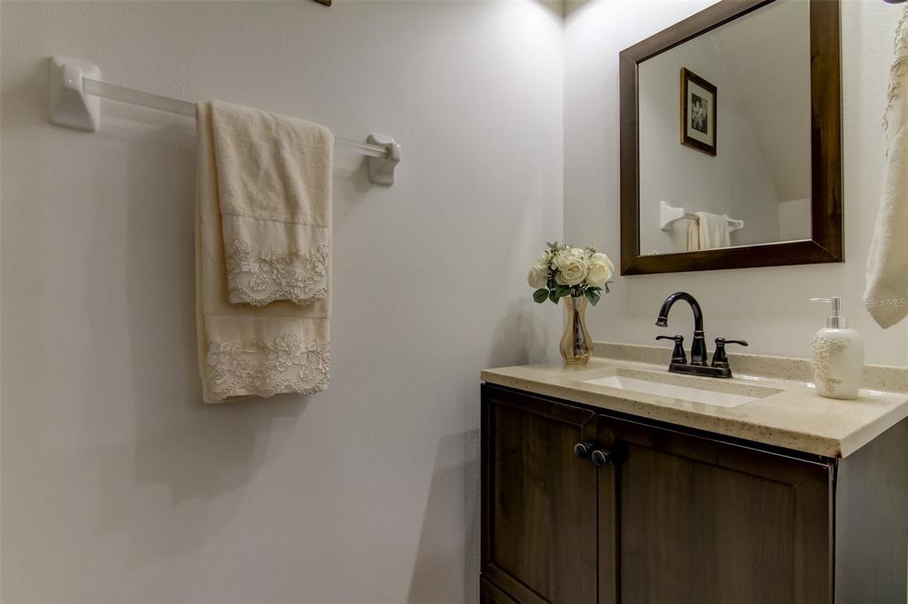 26642 Castleview Way Wesley Chapel, FL 33544 - Photo 25 of 50 a bathroom with a sink and a mirror