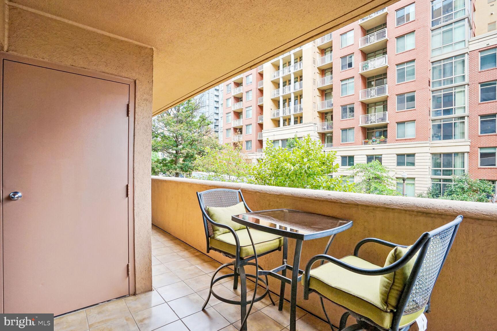 1301 North Courthouse Road, Unit 610 Arlington, VA 22201 - Photo 6 of 38 Balcony facing East