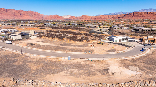 2761 West Lava Hls Road Santa Clara, UT 84765 - Photo 39 of 53 Aerial view of residential area with a mountainous background