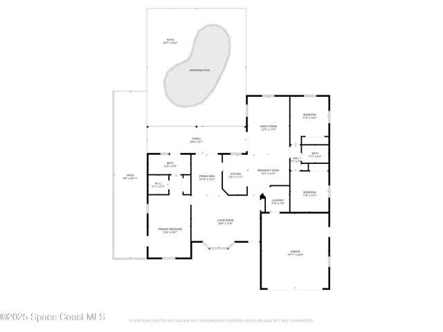 a view of swimming pool with a yard and large tree